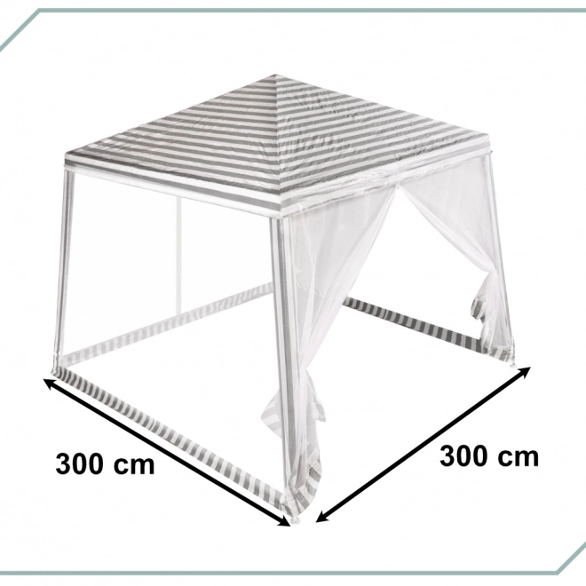 Pavilón pre záhrady 3x3 s moskytiérou