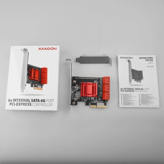 PCIe rozširujúca karta s 6x SATA portami 6G