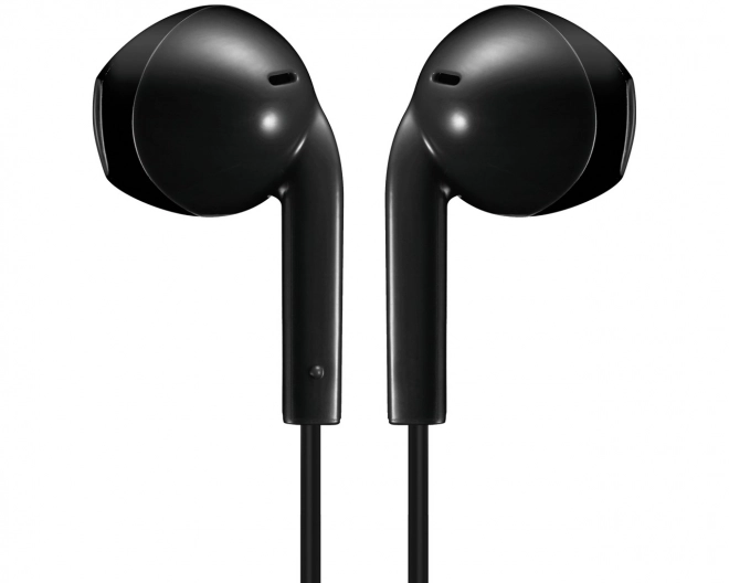 Čierne slúchadlá do uší USB-C s ovládačom