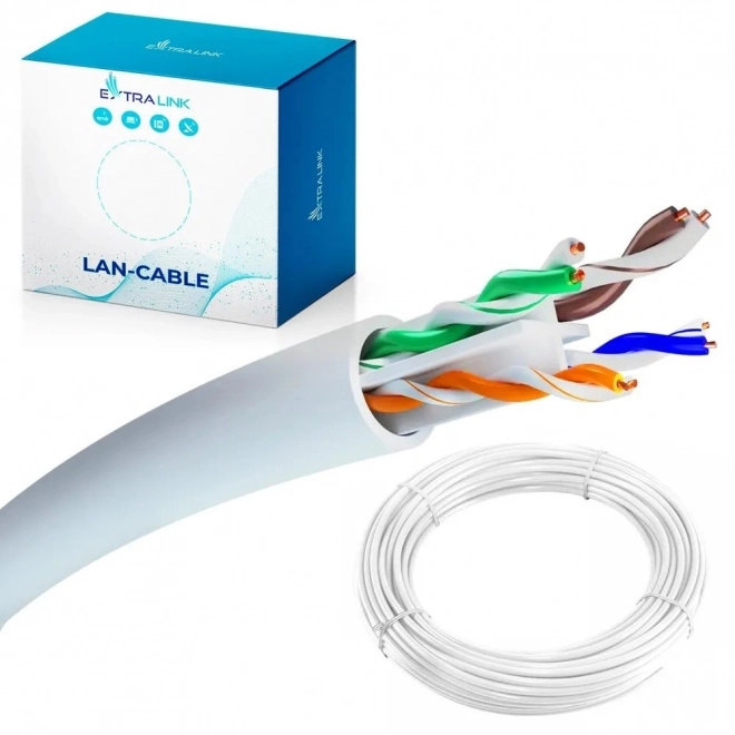 Skrytý LAN kábel UTP CAT6 50 metrov