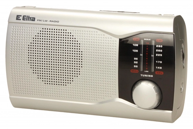 Prenosné rádio EWA strieborné
