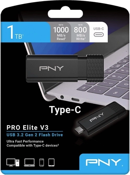USB kľúč 1TB ProElite V3 USB-C 3.2