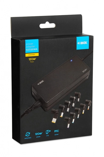 Univerzálny napájací adaptér pre notebooky 120 W