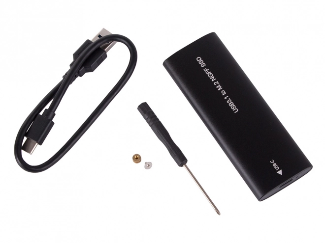 Obal na disk M.2 SATA NGFF USB 3.1 typ-C 2230-2280mm