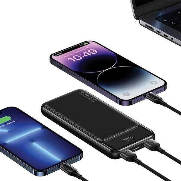 PowerBank 30000mAh s tromi portmi na nabíjanie