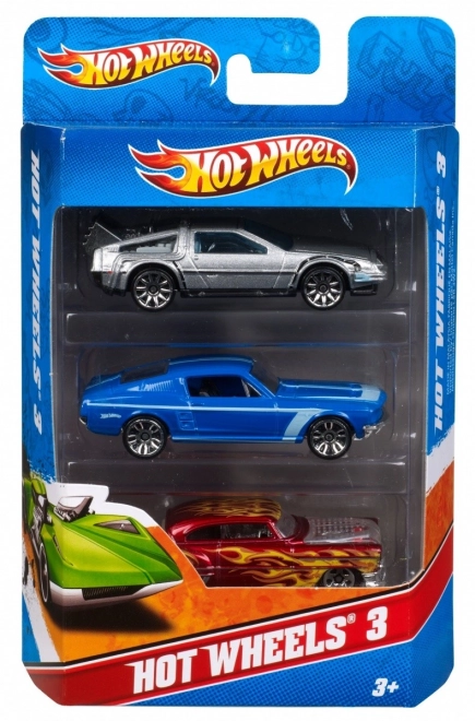 Hot Wheels Sada Autíčok 3ks