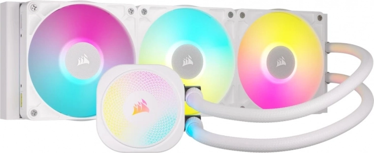 Tri RX120 RGB ventilátory a 360 mm radiátor