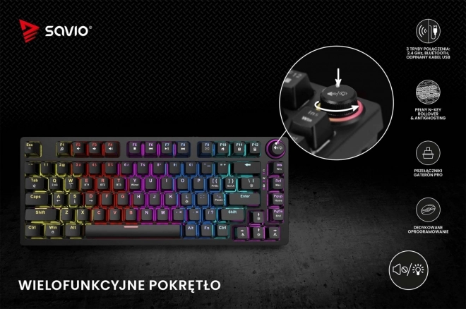 Bezdrôtová mechanická klávesnica Phenix Gateron Red