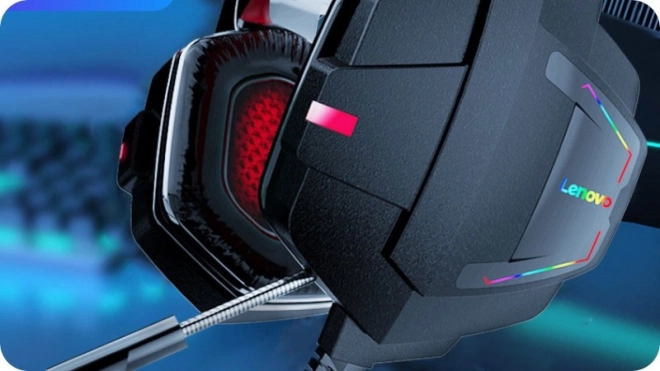 Herné slúchadlá s mikrofónom Lenovo