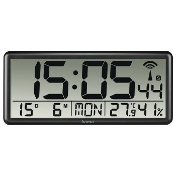 Veľký digitálny nástenný hodiny s DCF