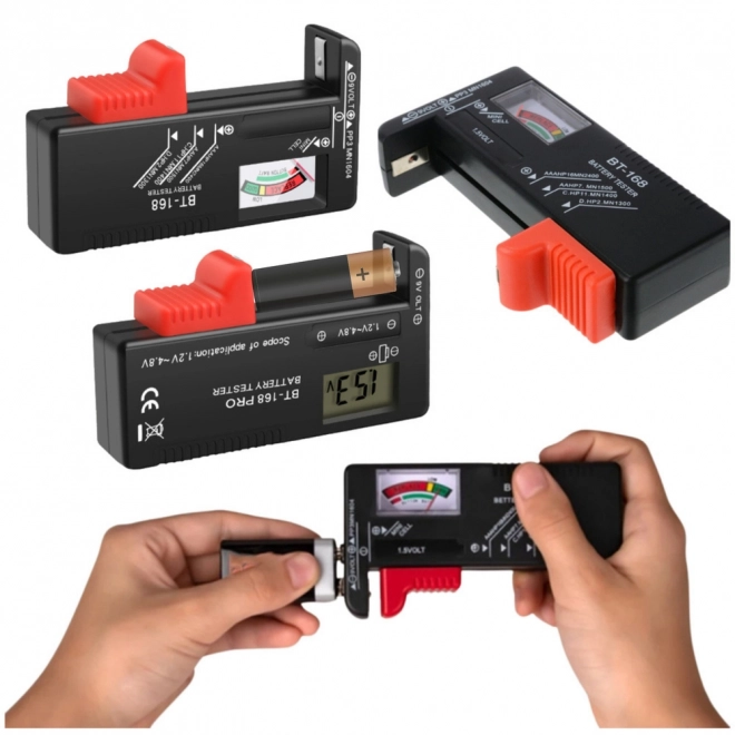 Univerzálny digitálny tester batérií