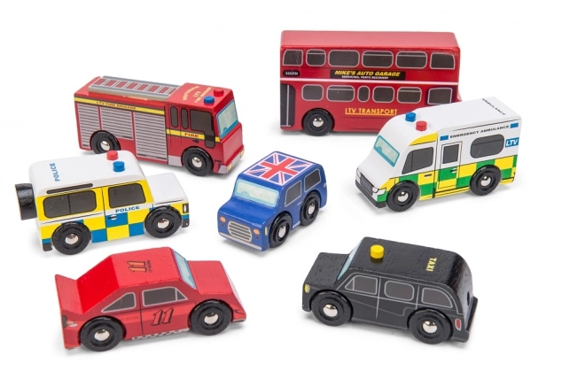 Le Toy Van Set Autíčok London