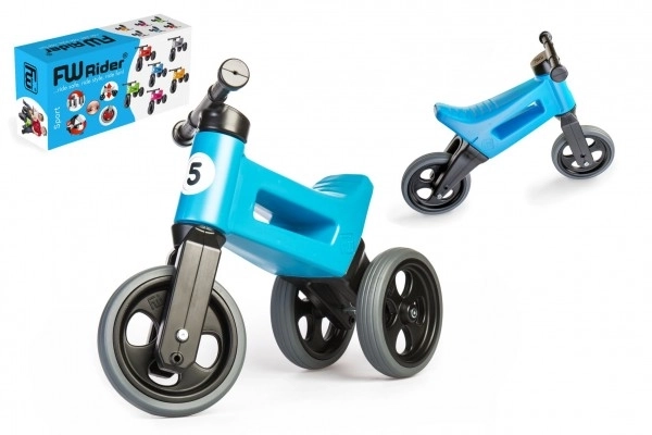 Funny Wheels Rider Sport 2v1 v krabici – Modrá