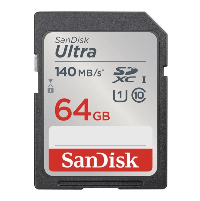 Pamäťová karta SanDisk Ultra SDXC 64GB 140MB/s UHS-I Class 10