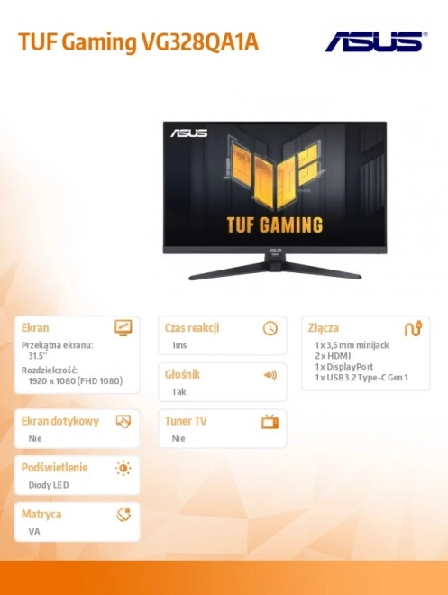 Monitor TUF Gaming 32 palcov