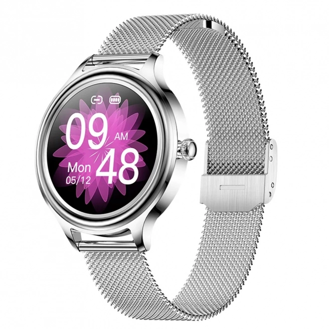 Elegantný dámsky smartwatch Kumi K3 s meraním tepu