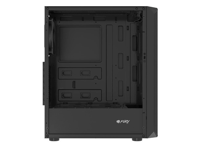 Herná skriňa Fury Shobo SH4F Midi Tower s oknom Čierna