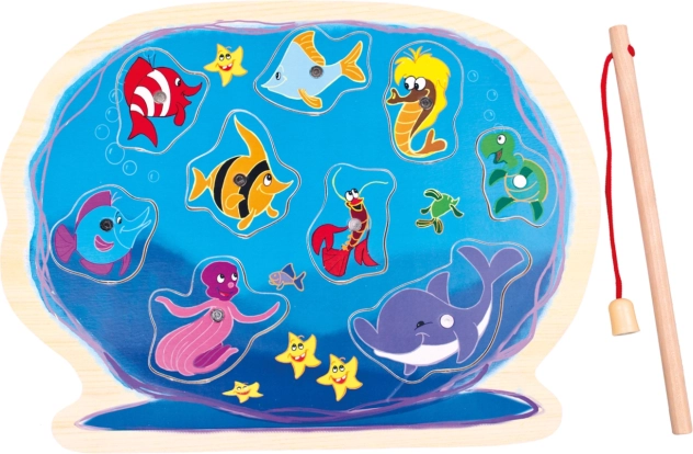 Bino Puzzle Akvárium s prútom