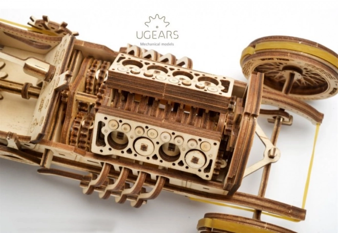 Ugears 3D puzzle Grand Prix auto