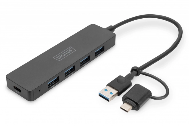 USB Hub 3.0 4-portový SlimLine
