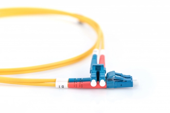 Optický kábel singlemode OS2 LC-LC duplex 5m žltý