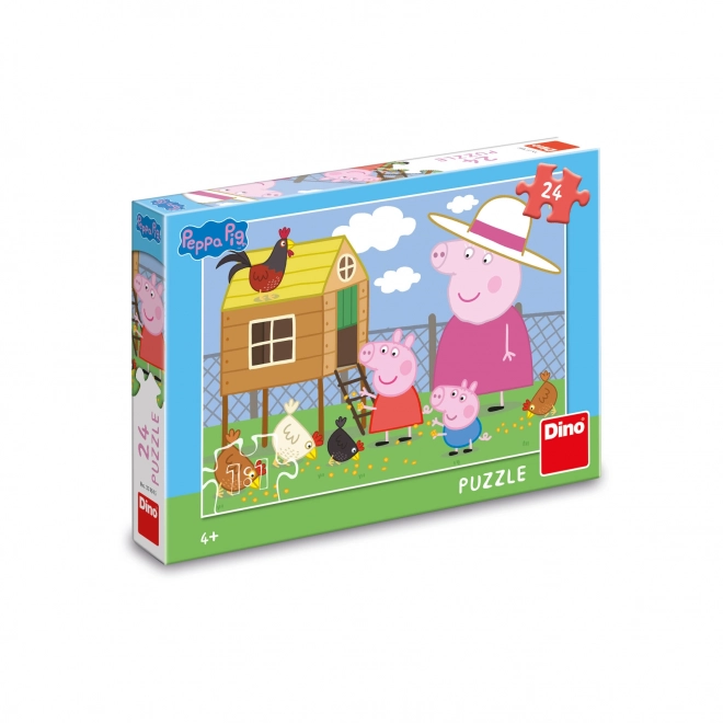 Peppa Pig Slepičky puzzle 24 dielkov
