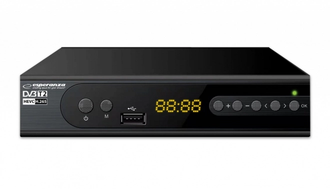 Moderný dekodér DVB-T/T2 s HEVC podporou