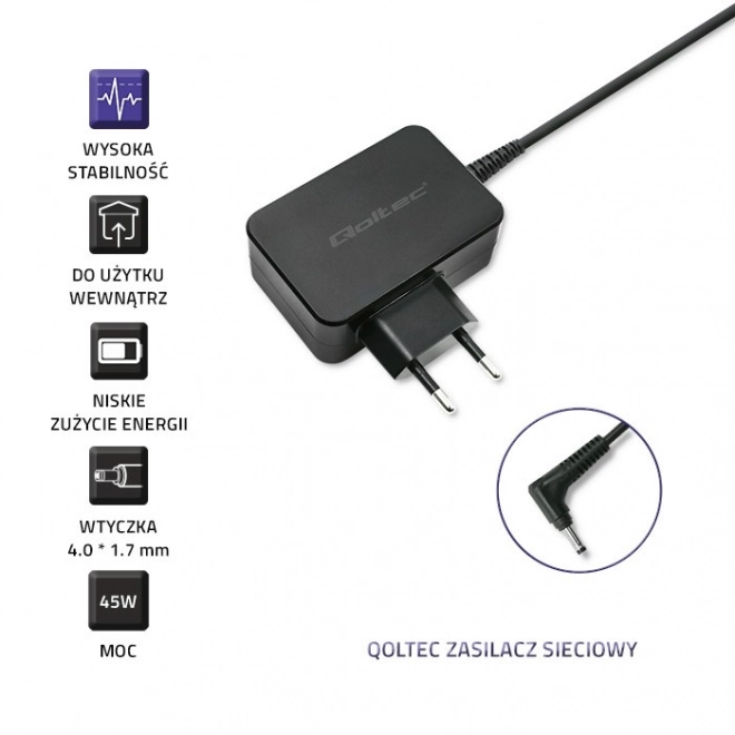Qoltec nabíjačka pre notebooky Lenovo 45W