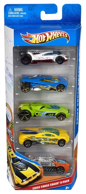 Set piatich autíčok Hot Wheels