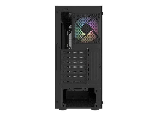 Počítačová skriňa Fury Shobo SH4 RGB s oknom čierna