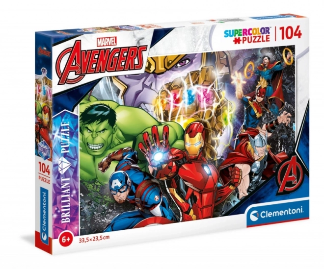 Puzzle Brilliant 104 dielov Marvel