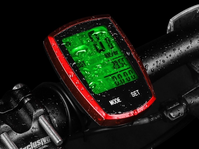 Bezdrôtový cyklistický tachometer LCD