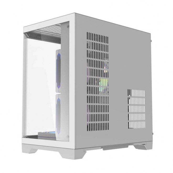 Počítačová skriňa Darkflash s 5 ARGB ventilátormi (biela)