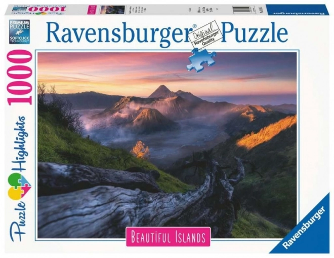 Ravensburger Puzzle Nádherné Ostrovy: Hora Bromo, Jáva