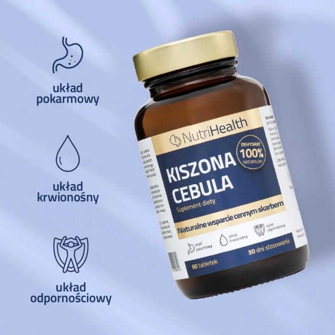 NutriHealth Kvasená Cibuľa - 60 Kapsúl, 100% Prírodné