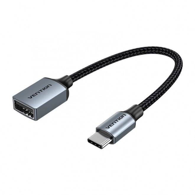 Usb-c 2.0 muž na usb-a žena otg kábel šedý Vention