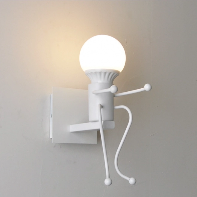 Nástenná lampa Loft biela typ VIII