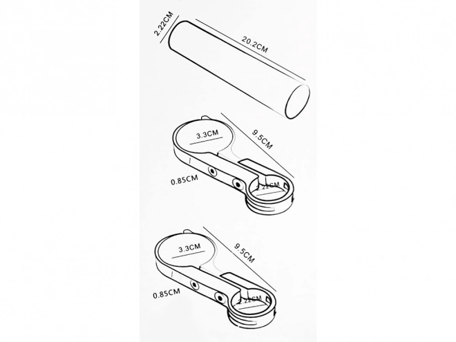 Dodatkový držiak na bicykel predĺženie riadidiel