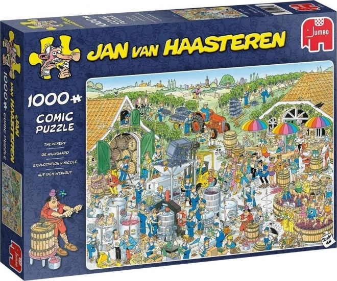 Zábavné puzzle Vinice od Jana van Haasterena 1000 dielikov