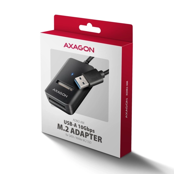 Adaptér usb 3.2 gen 2 m.2 nvme/sata ssd 10 gbps 10 cm usb-a kábel