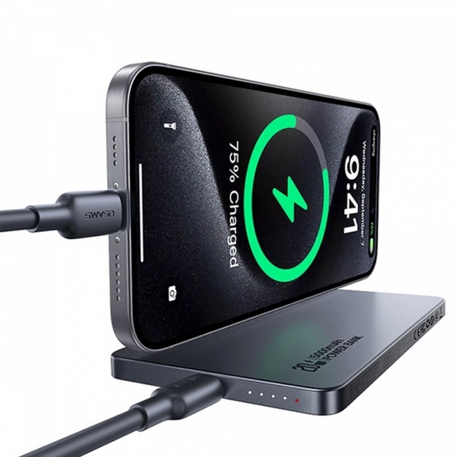 Powerbanka 5000mAh s indukciou a rýchlym nabíjaním