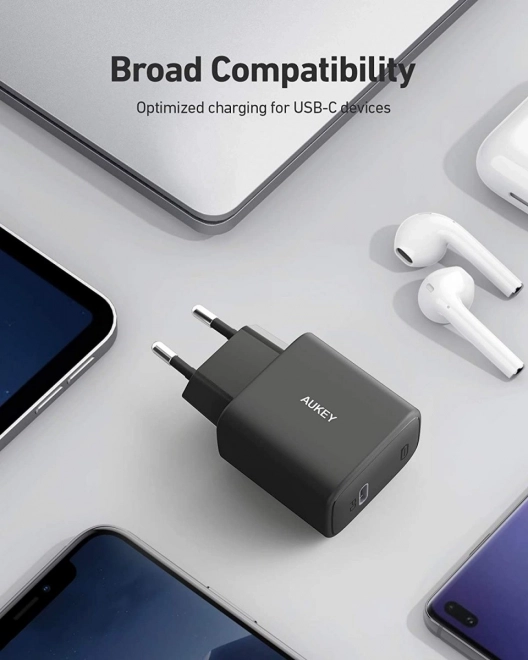 Aukey rýchlonabíjačka USB-C 20W s Power Delivery