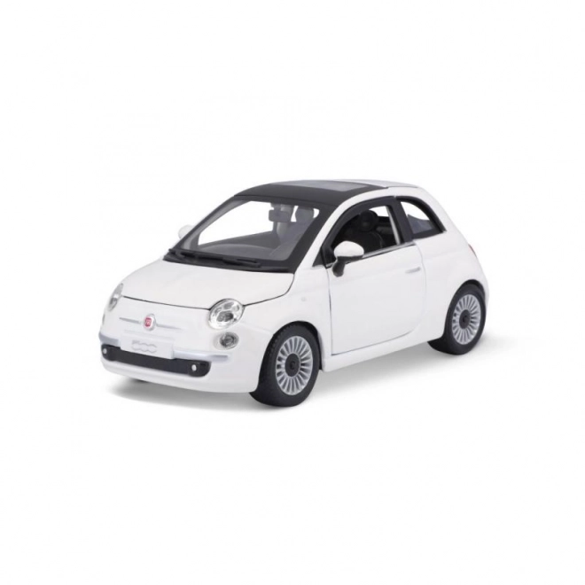 Bburago 1:24 Fiat 500 (2007) biely