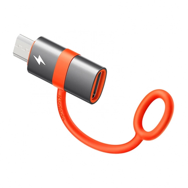 Adaptér USB-C na Micro USB čierny