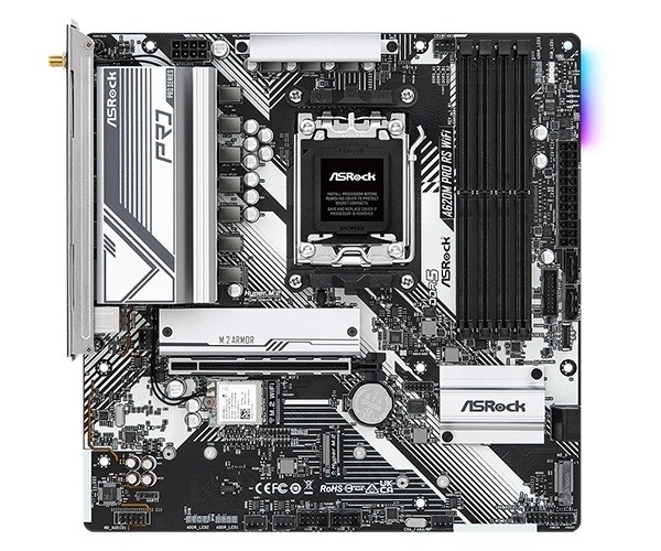 Doska asrock A620m Pro RS s WiFi a podporou DDR5