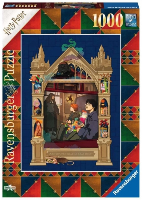 Ravensburger - Puzzle 1000 dielikov Harry Potter: Vlak do Rokfortu