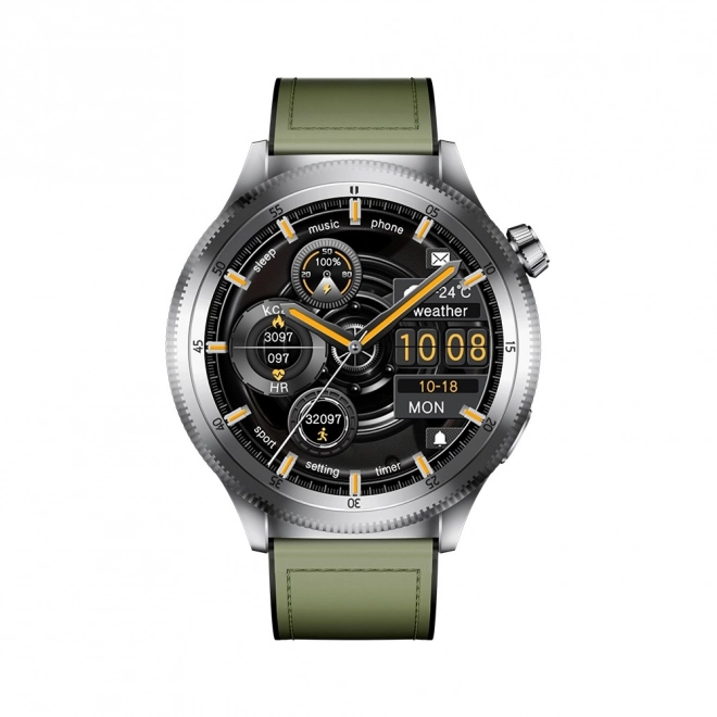 Smart hodinky Kumi Gear GT3 Silver