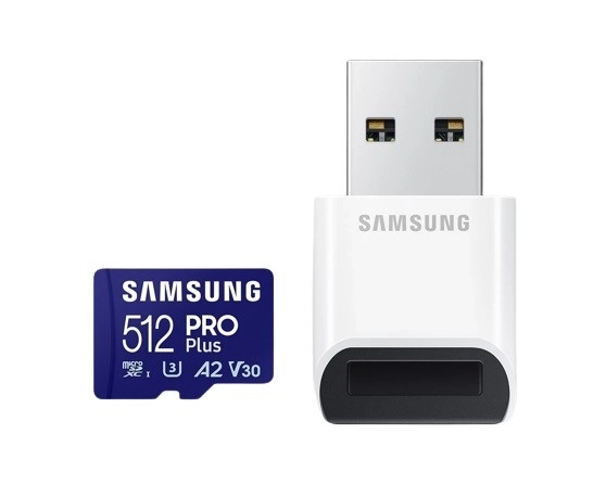 MicroSD karta PRO Plus 512GB + čítačka