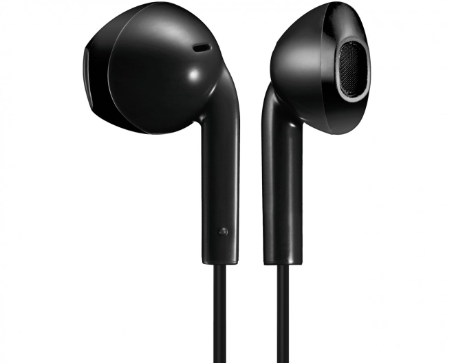 Čierne slúchadlá do uší USB-C s ovládačom