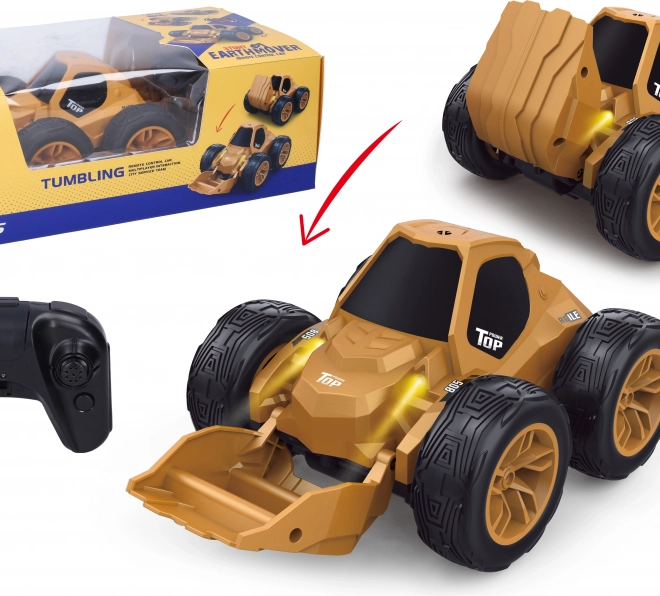 RC buldozér s naklápaním na diaľkové ovládanie 20 cm